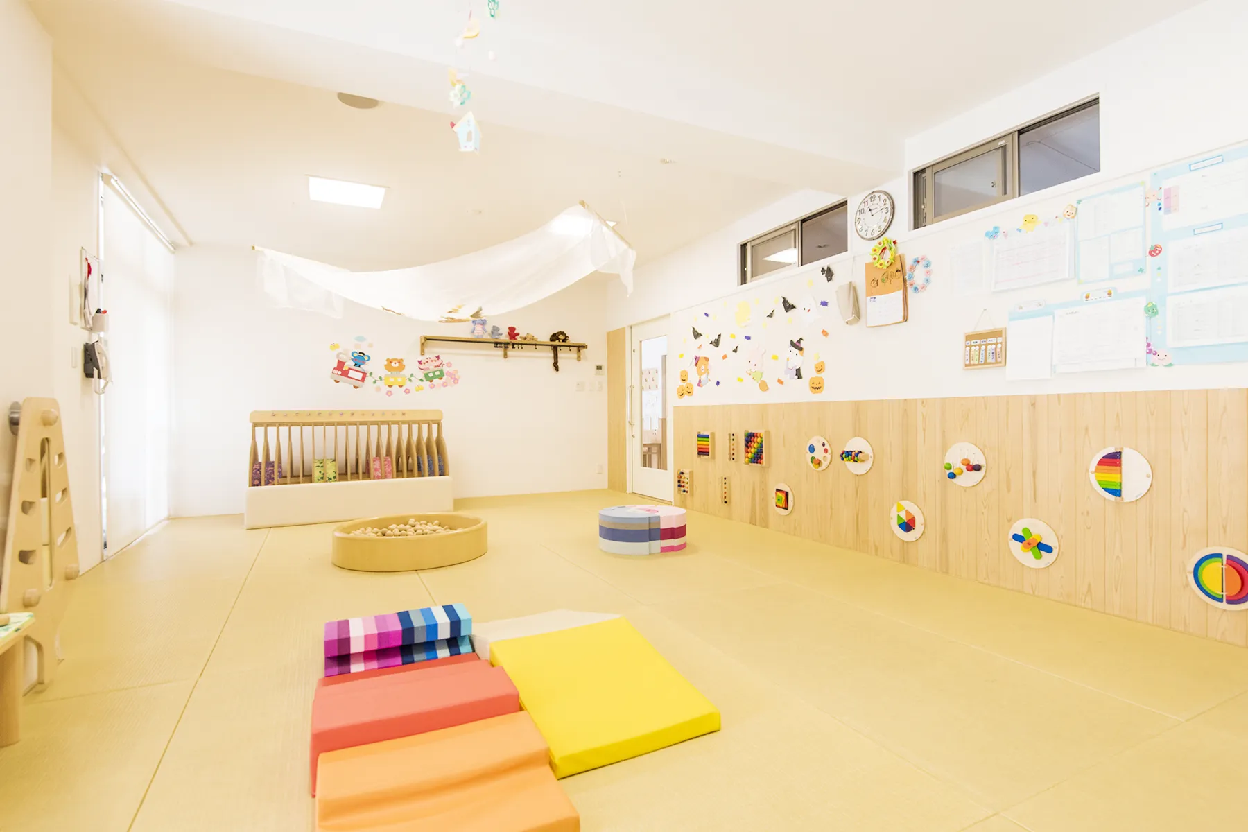 保育室（0歳児 ひよこ組・1歳児　たんぽぽ組）