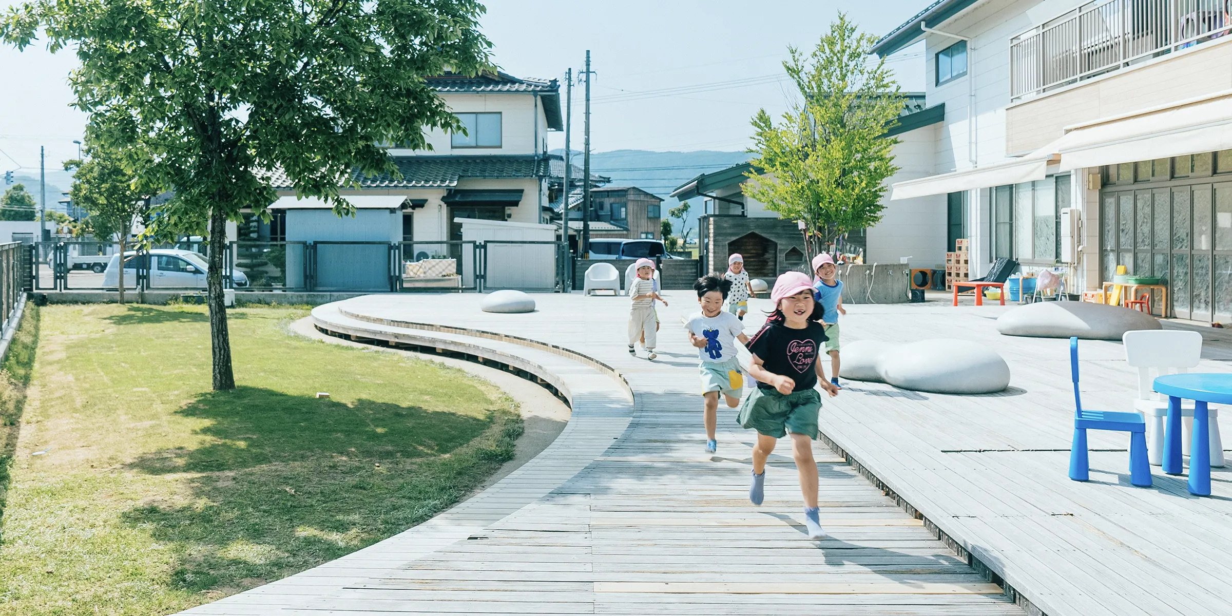 ウッドデッキテラス
